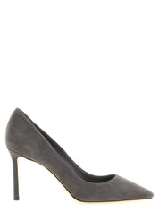 Jimmy Choo Storm Gray Suede High Heel Pumps