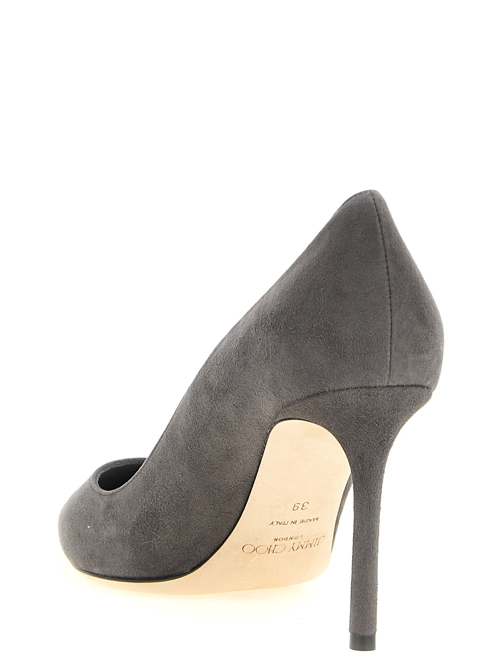 Jimmy Choo Storm Gray Suede High Heel Pumps