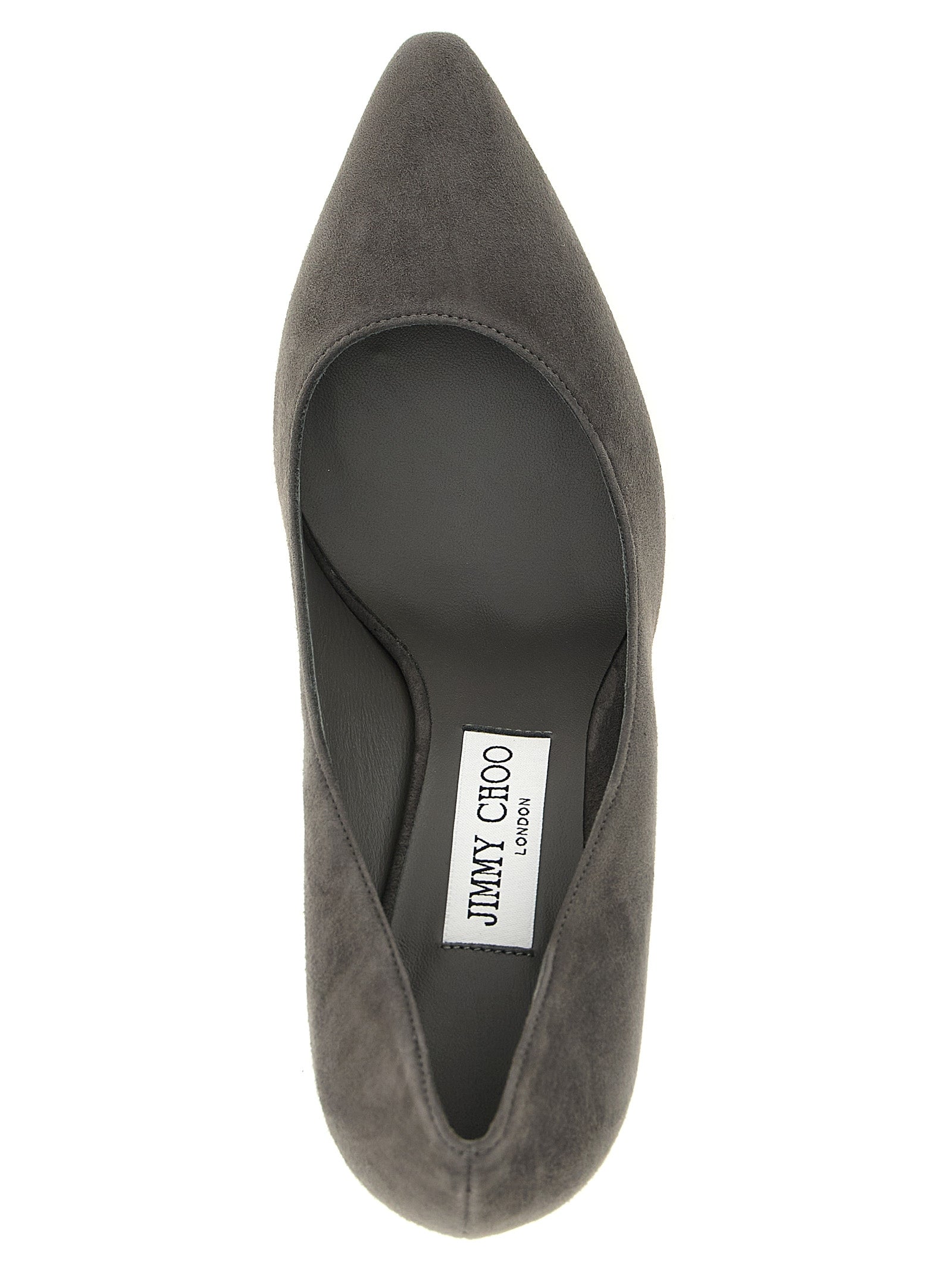 Jimmy Choo Storm Gray Suede High Heel Pumps