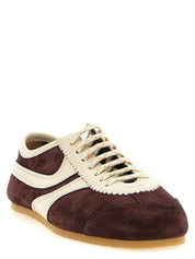 Dries Van Noten Multicolor Calfskin Low Top Sneakers