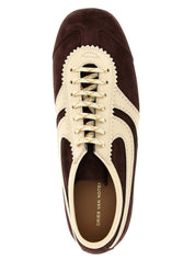 Dries Van Noten Multicolor Calfskin Low Top Sneakers