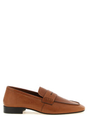 Dries Van Noten Cognac Lamb Leather Slip-On Loafers