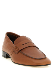 Dries Van Noten Cognac Lamb Leather Slip-On Loafers