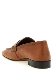 Dries Van Noten Cognac Lamb Leather Slip-On Loafers