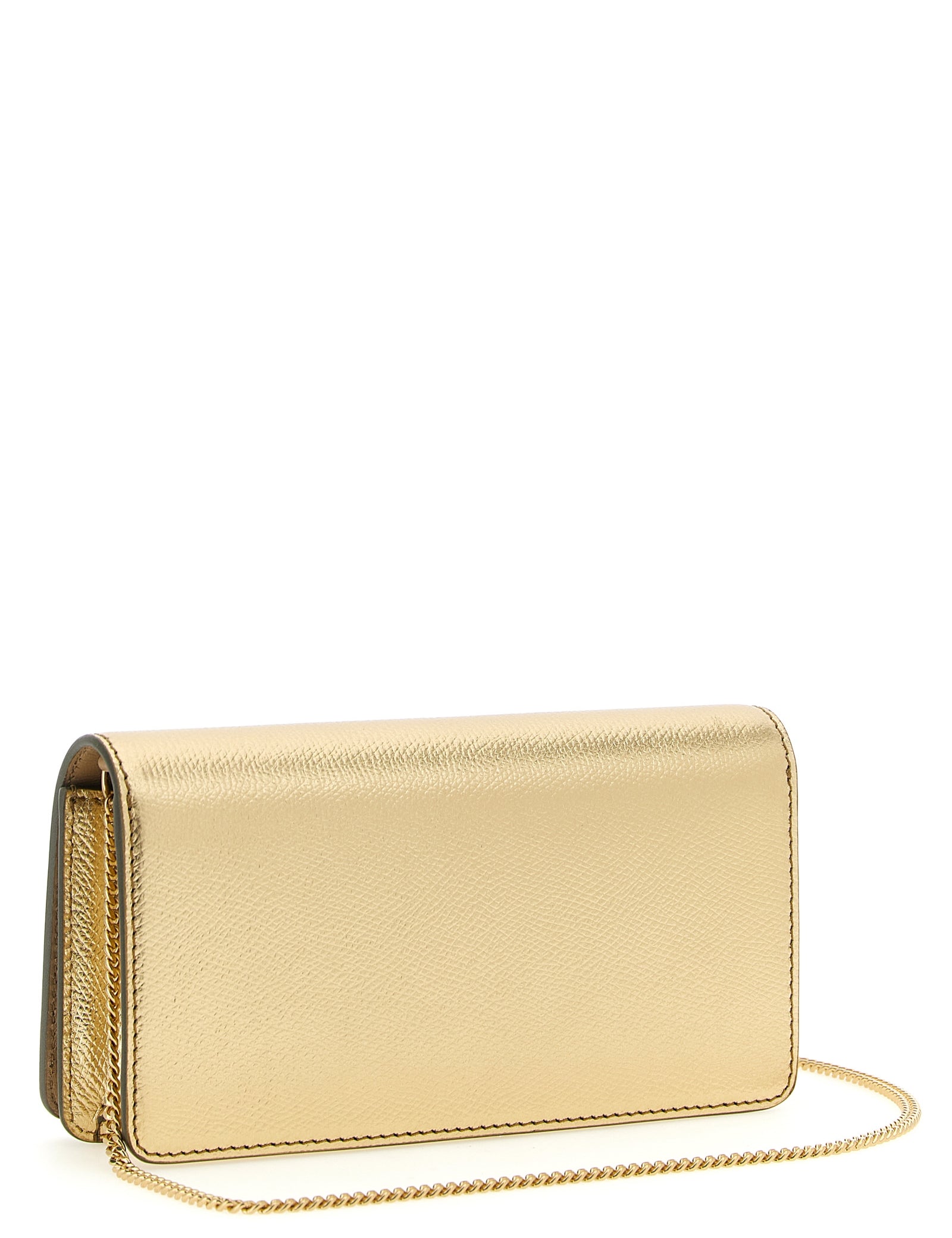 Valentino Garavani Gold Calfskin Crossbody Bag