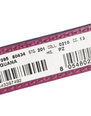 Dolce & Gabbana Purple Leather Bracelet
