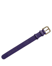 Dolce & Gabbana Violet Calf Leather Bracelet Belt