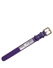 Dolce & Gabbana Violet Calf Leather Bracelet Belt