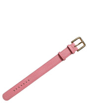 Dolce & Gabbana Pink Calf Leather Bracelet