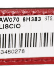 Dolce & Gabbana Red Calfskin Leather Bracelet