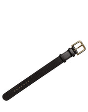 Dolce & Gabbana Black Calfskin Leather Bracelet