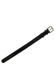 Dolce & Gabbana Black Leather Bracelet