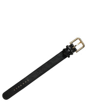 Dolce & Gabbana Black Caiman Leather Bracelets