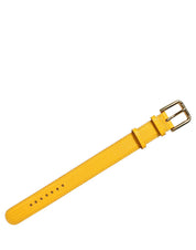 Dolce & Gabbana Yellow Calf Leather Bracelet
