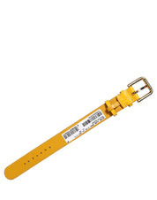 Dolce & Gabbana Yellow Calf Leather Bracelet