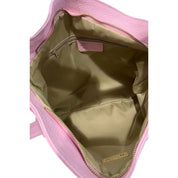 Baldinini Trend Pink Multicolor Cowhide Handbag