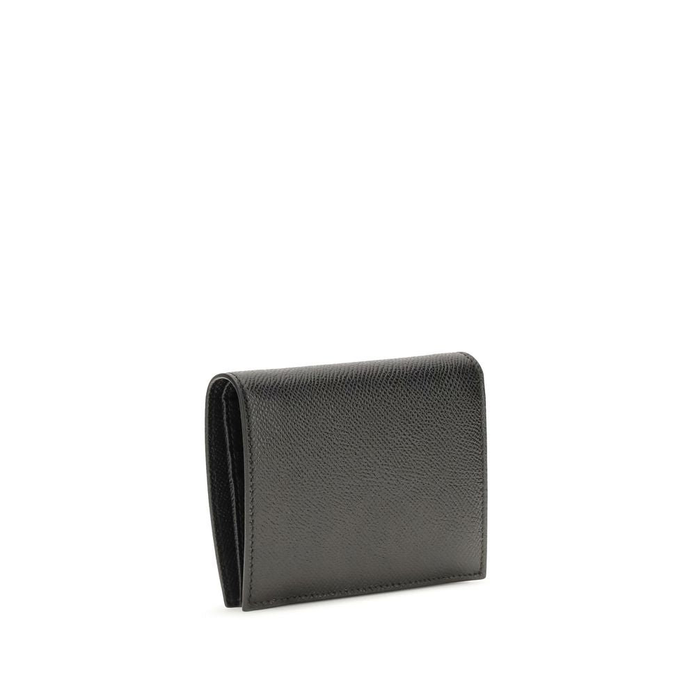 Ferragamo Black Calf Leather Wallet