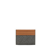Ferragamo Brown Calf Leather Cardholder