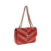 Valentino Garavani Multicolor Suede Nappa Shoulder Bag