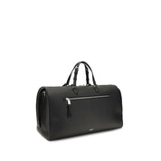 Dolce & Gabbana Black Calf Leather Travel Bag