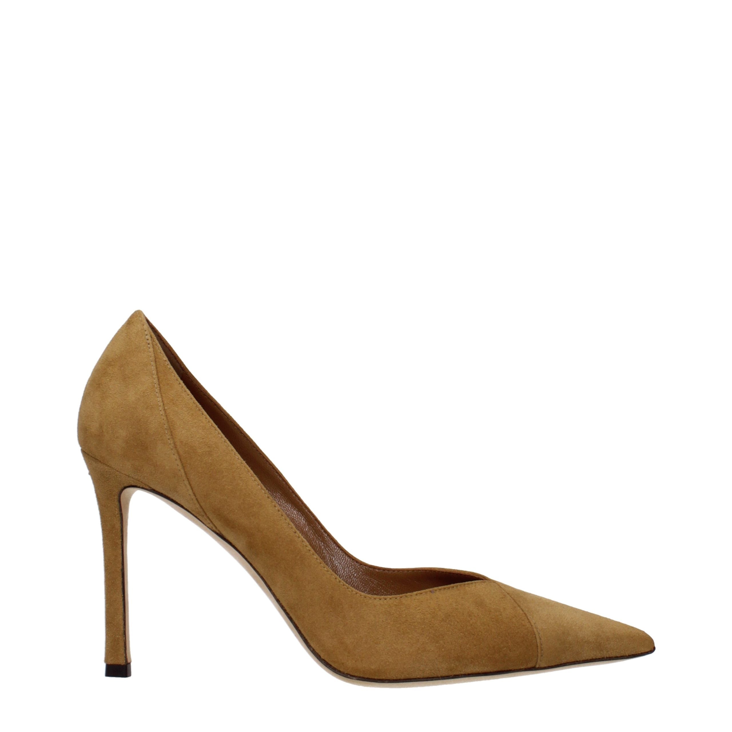 Jimmy Choo Brown Suede High Heel Pumps