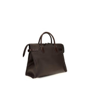 Valentino Garavani Brown Calf Leather Shoulder Bag