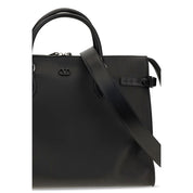 Valentino Garavani Black Calf Leather Shoulder Bag