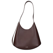 Jil Sander Red Leather Shoulder Bag