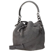 Jimmy Choo Gray Suede Handbag