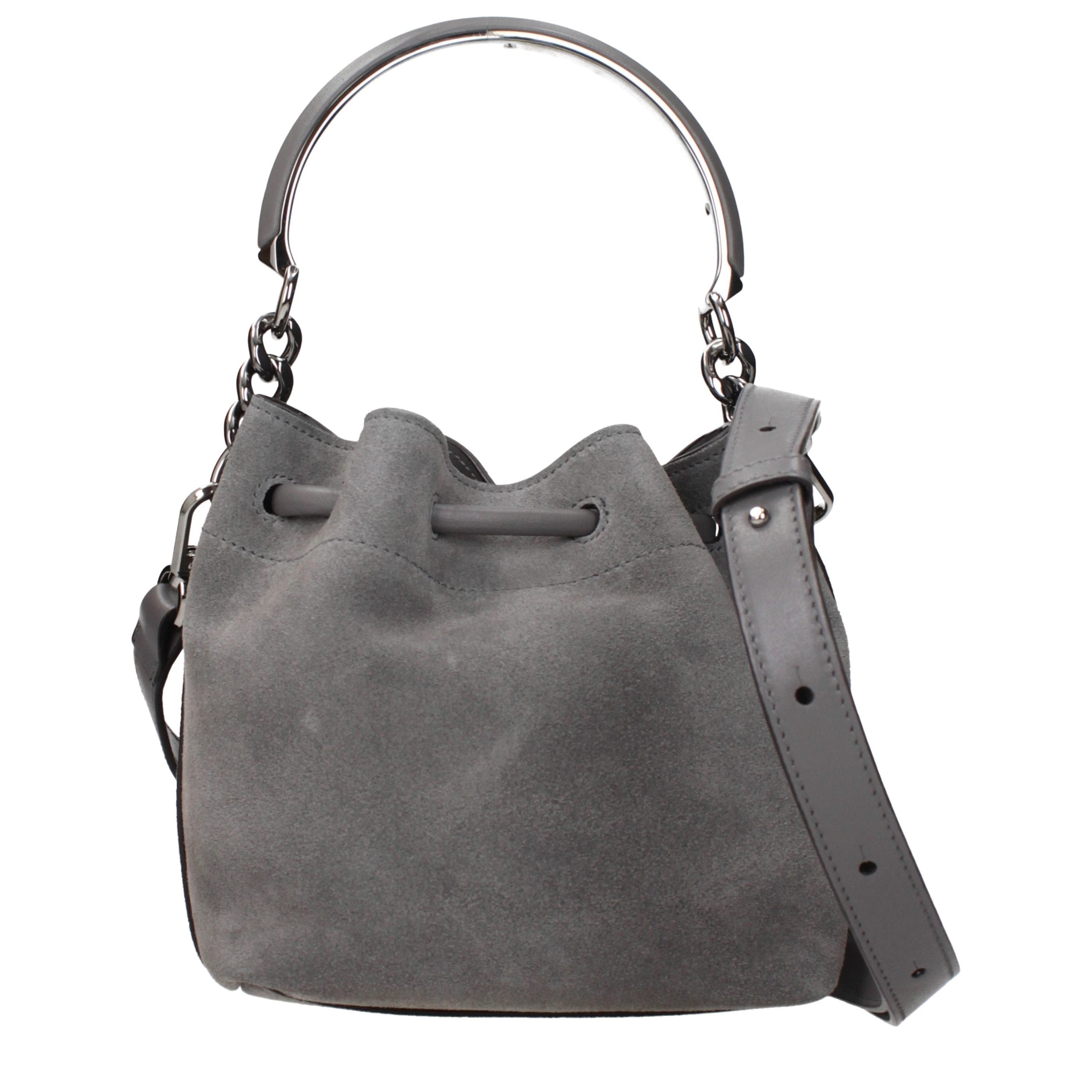 Jimmy Choo Gray Suede Handbag