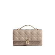 Dior Beige Lambskin Clutch Bag