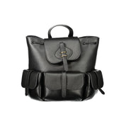 Coccinelle Black Leather Backpack