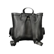 Coccinelle Black Leather Backpack