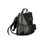 Coccinelle Black Leather Backpack
