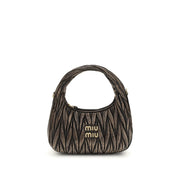 Miu Miu Brown Lambskin Shoulder Bag