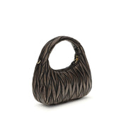 Miu Miu Brown Lambskin Shoulder Bag