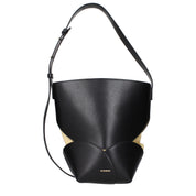 Jil Sander Black Leather Crossbody Bag
