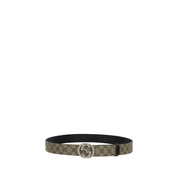 Gucci Brown Cotton Regular Belt
