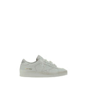 Golden Goose White Goatskin Low Top Sneakers
