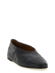 Marsell Black Calfskin Ballet Flats