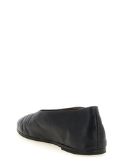 Marsell Black Calfskin Ballet Flats