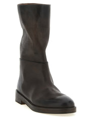 Marsell Brown Calfskin Over The Knee Boots