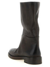 Marsell Brown Calfskin Over The Knee Boots