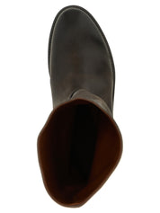 Marsell Brown Calfskin Over The Knee Boots