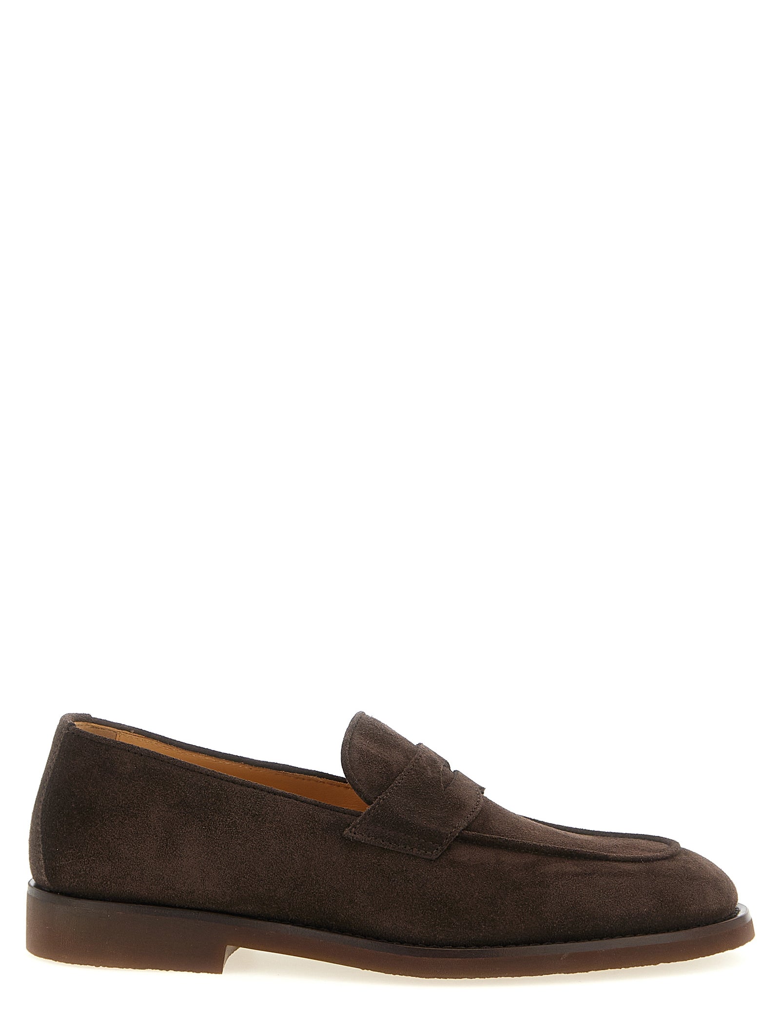 Brunello Cucinelli Brown Calfskin Loafers