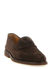 Brunello Cucinelli Brown Calfskin Loafers