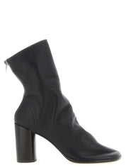 Lemaire Brown Lamb Leather Ankle Boots