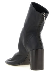 Lemaire Brown Lamb Leather Ankle Boots