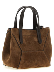 Brunello Cucinelli Brown Suede Mini Handbag
