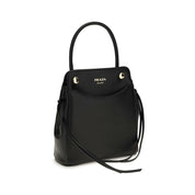 Prada Black Calf Leather Shoulder Bag